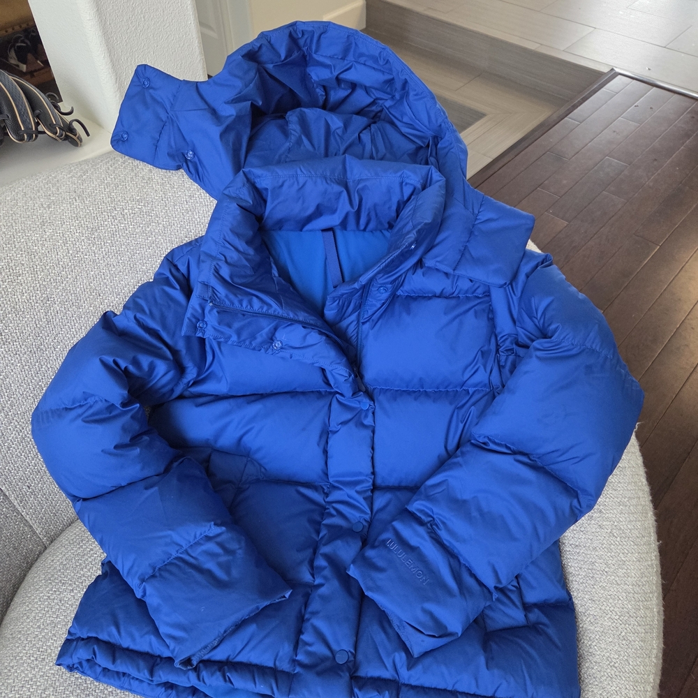 lululemon athletica Blue Puffer Jacket